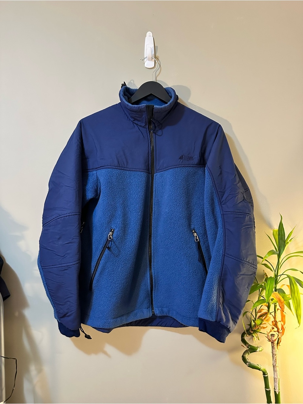Vintage MEC Men's Two-Tone Blue Performance Fleece Jacket